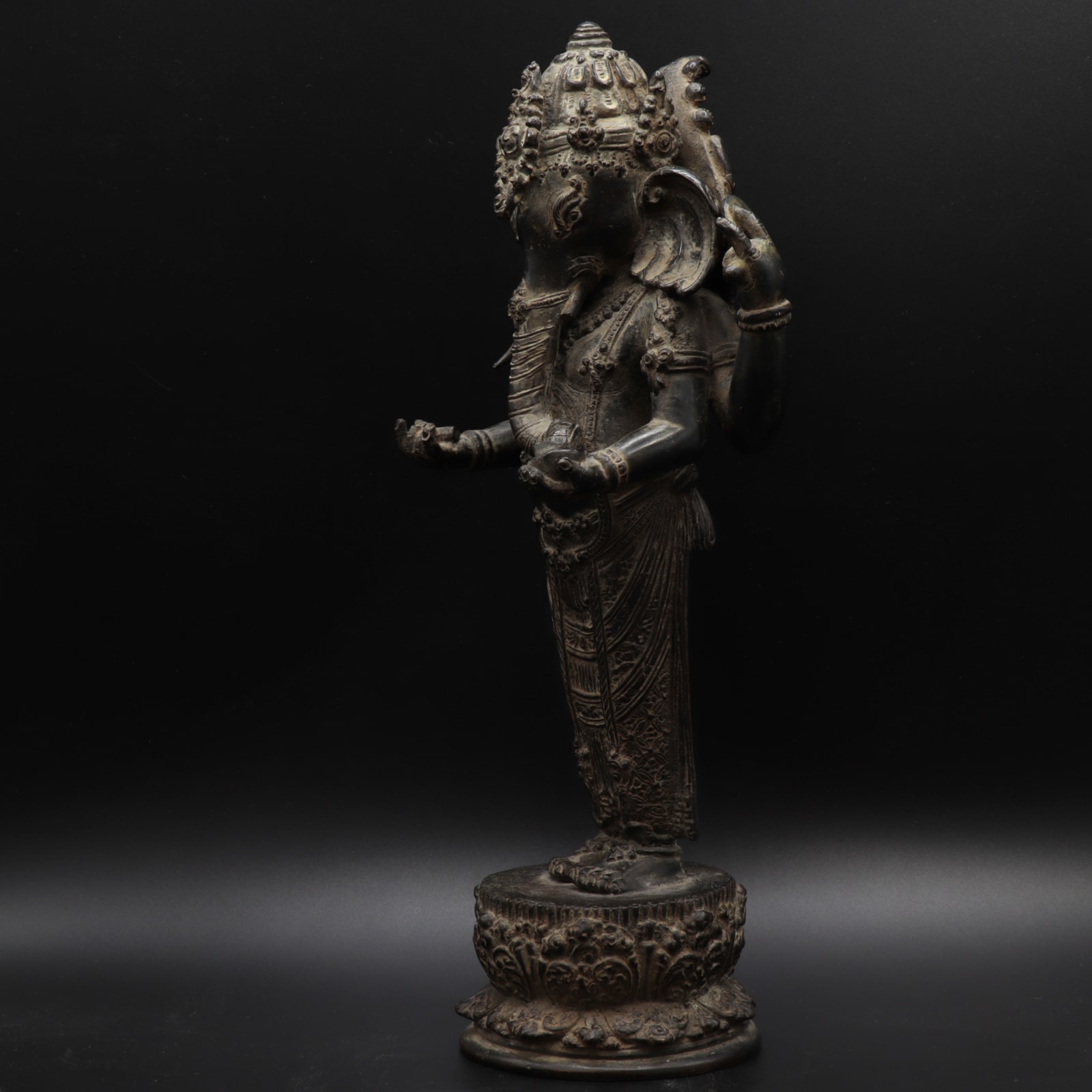 Indonesian Sculpture of Ganesha, 16th - 19th Century CE