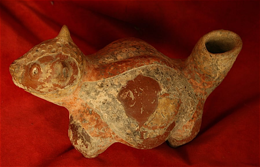Colima Terracotta Sculpture of a Dog, 300 BCE - 300 CE