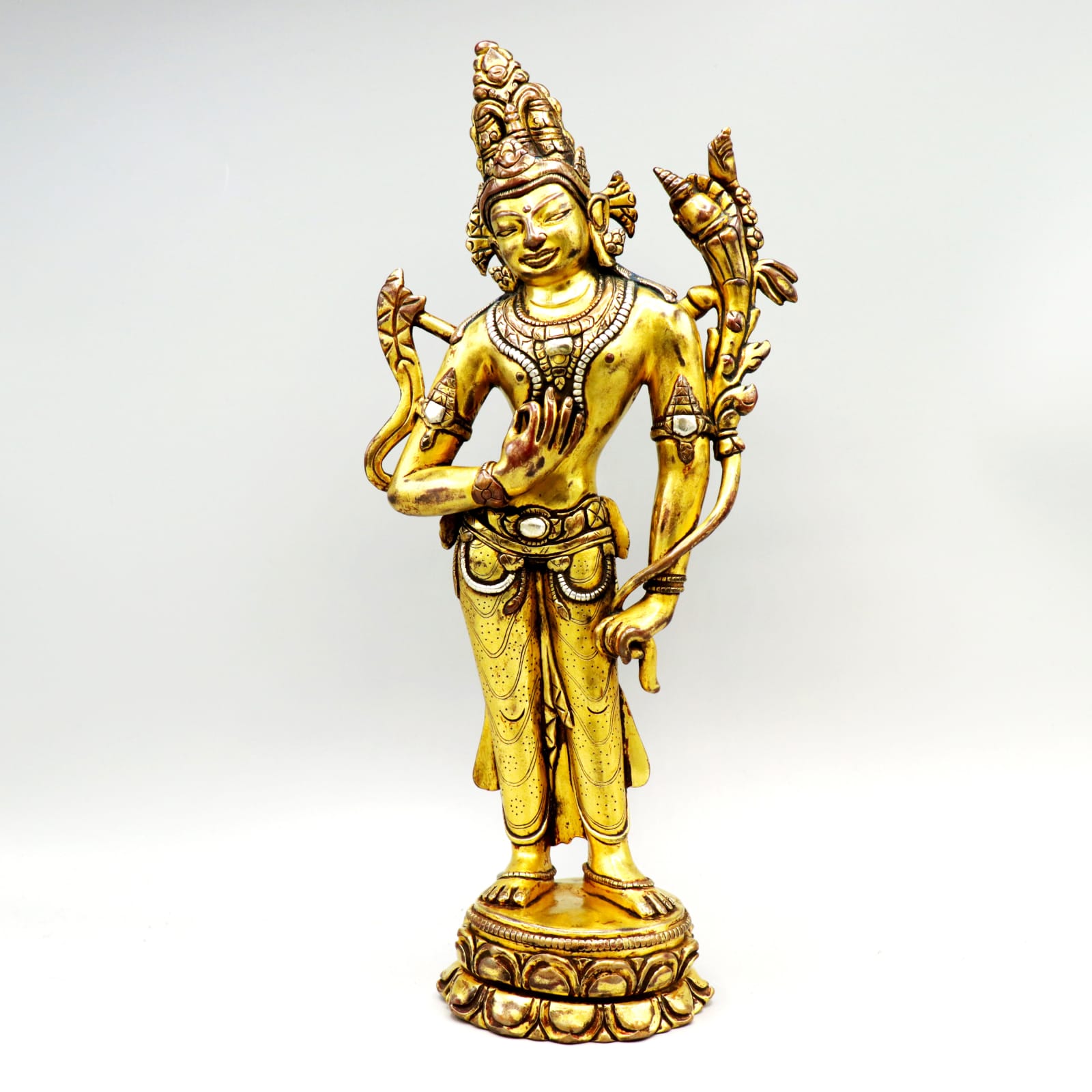 Sino-Tibetan Figure of Avalokiteśvara Padmapāni, Eighteenth to Nineteenth Century AD