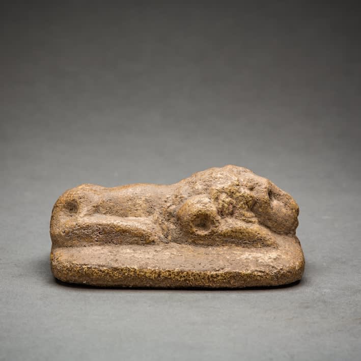 Sumerian Stone Seal of a Recumbent Lion, 2500 BCE - 1500 BCE