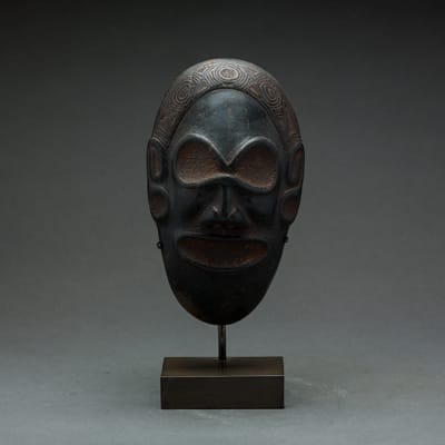 Taino Stone Zemi Head, 1000 CE - 1500 CE