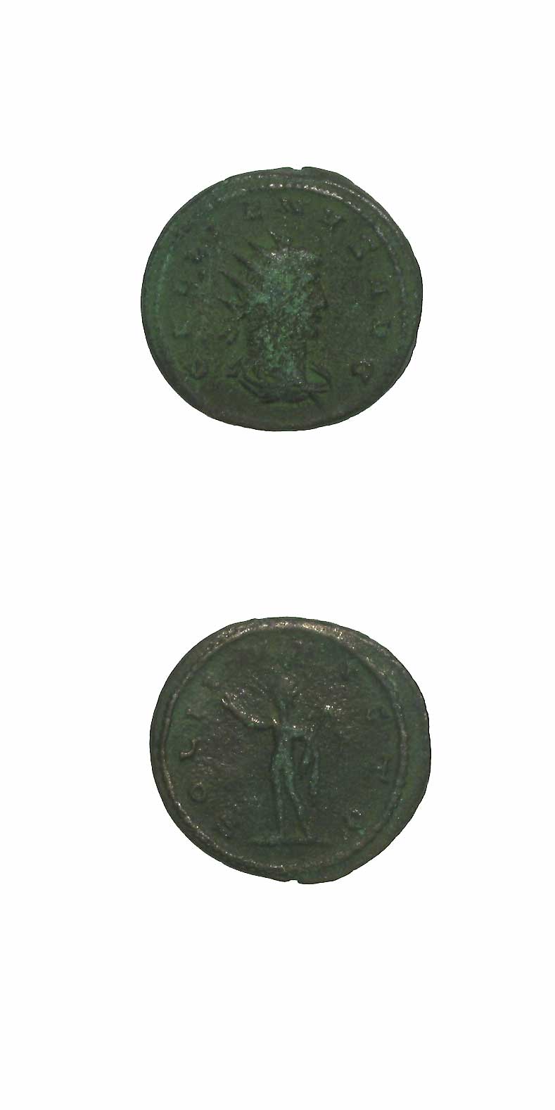 Bronze Antoninianus of Emperor Gallienus, 253 CE - 268 CE