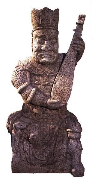Song Granite Sculpture of a Celestial Guardian, 960 CE - 1279 CE