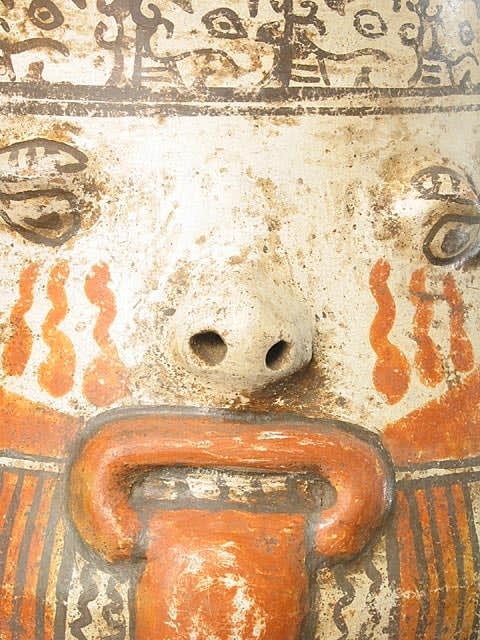 Vessel Depicting the Head of Tlaloc, 500 CE - 1550 CE