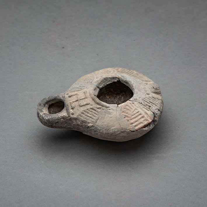 Roman Period Oil Lamp, 100 CE - 300 CE