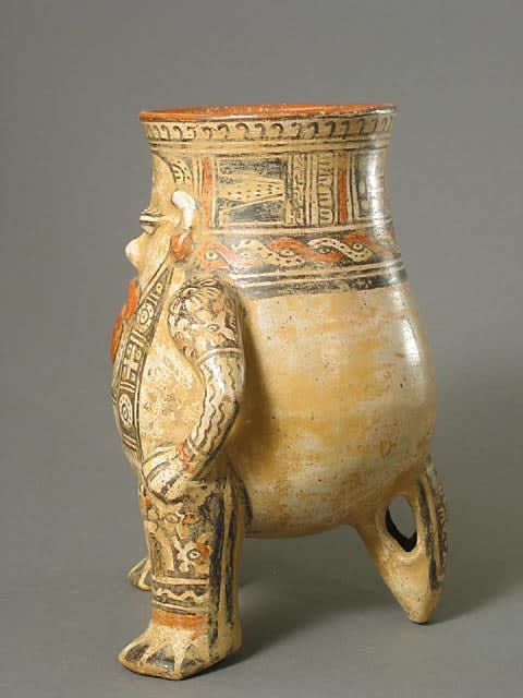 Guanacaste-Nicoya Tlaloc Effigy Vessel, 1200 CE - 1550 CE