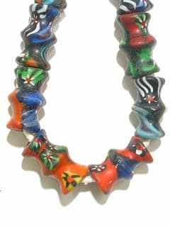 Venetian Style Glass Trade Bead Necklace, 20th Century CE