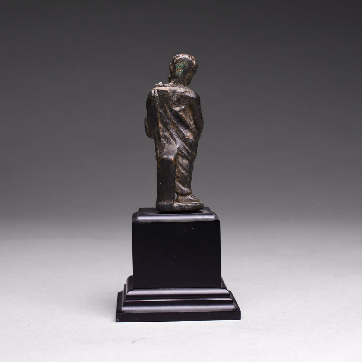 Roman Bronze Sculpture of a Philosopher, 200 CE - 300 CE