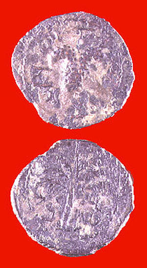 Bronze Coin Minted During the Bar Kochba Revolt, 132 CE - 135 CE