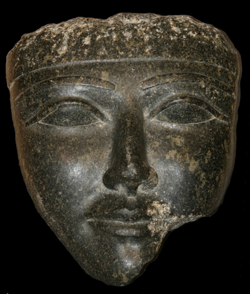 Egyptian Granite Head, 600 BCE - 300 BCE