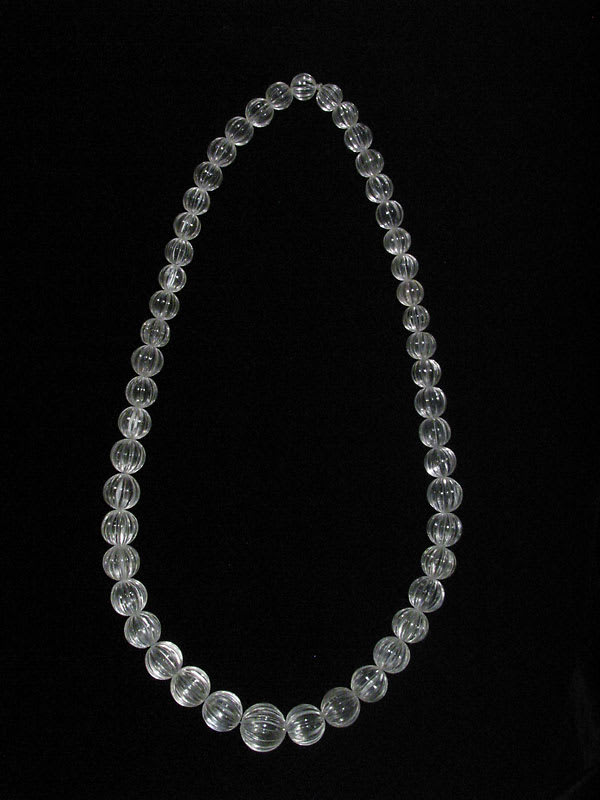 Rock Crystal Bead Necklace