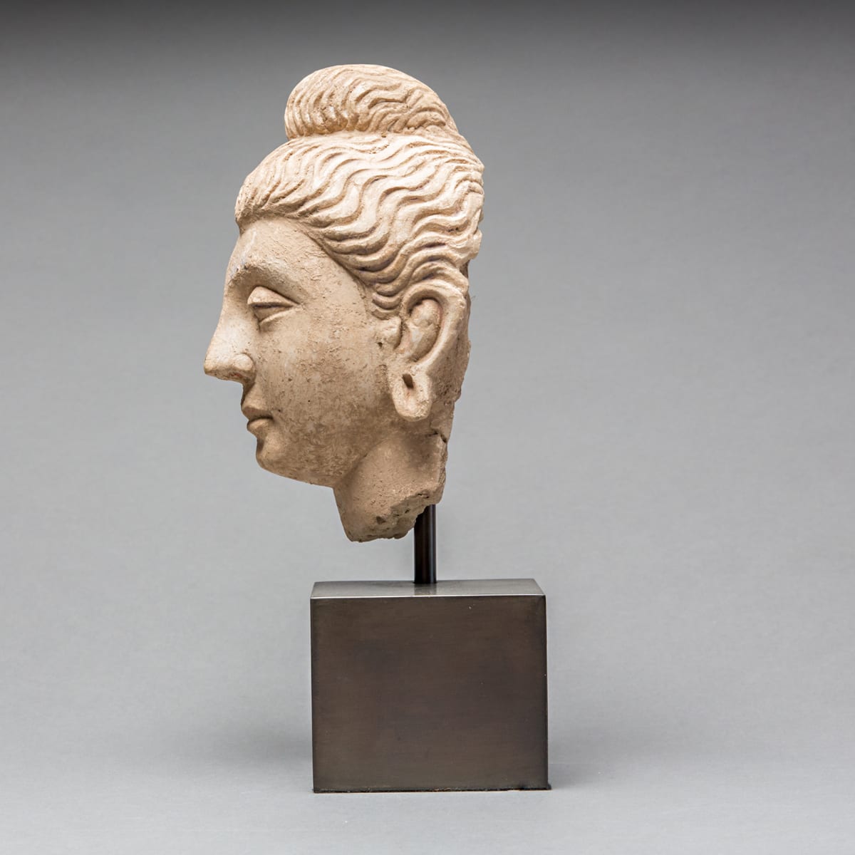 Gandharan Stucco Buddha Head, 100 CE - 400 CE
