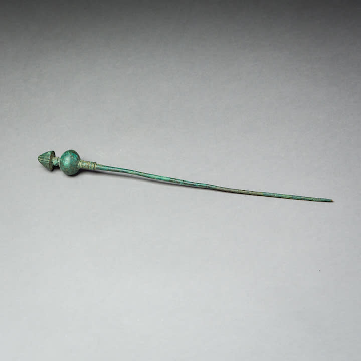 Group of Bronze Pins with Conical Finial, 1000 BCE - 700 BCE