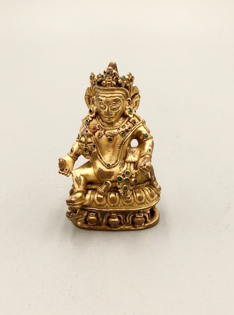 Gilt-Bronze Figure of Jambhala, 1500 CE - 1700 CE