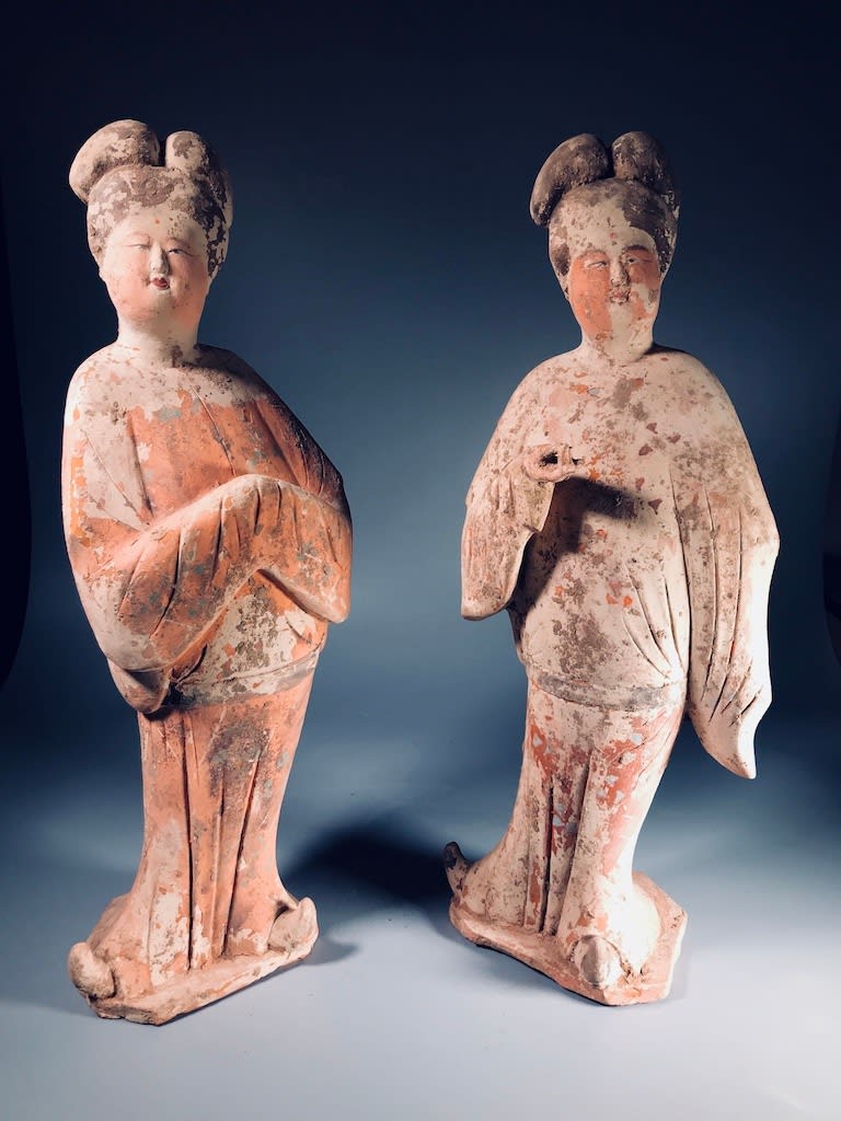 A pair of Tang fat ladies