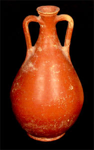 Roman Terra Sigillata Vase with Two Handles, 50 BCE - 150 CE