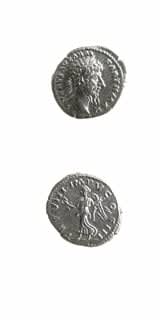 Silver Denarius of Emperor Marcus Aurelius, 161 CE - 180 CE