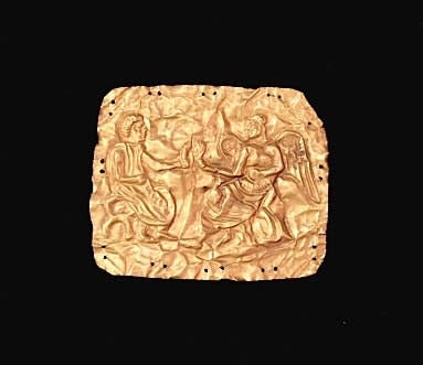 Bactrian Gold Plaque, 300 BCE - 1 BCE