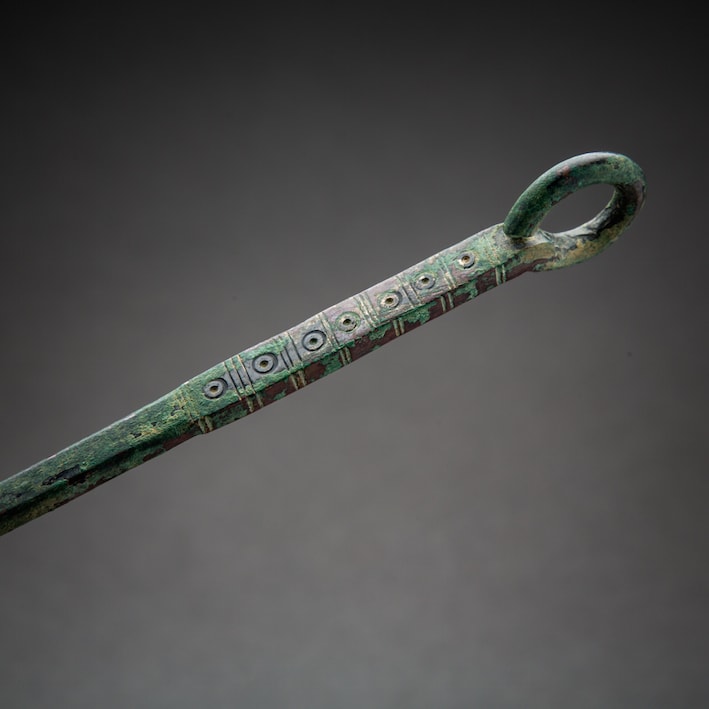 Achaemenid Bronze Laddle, 500 BCE - 400 BCE