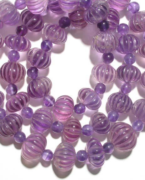 Amethyst Bead Necklace