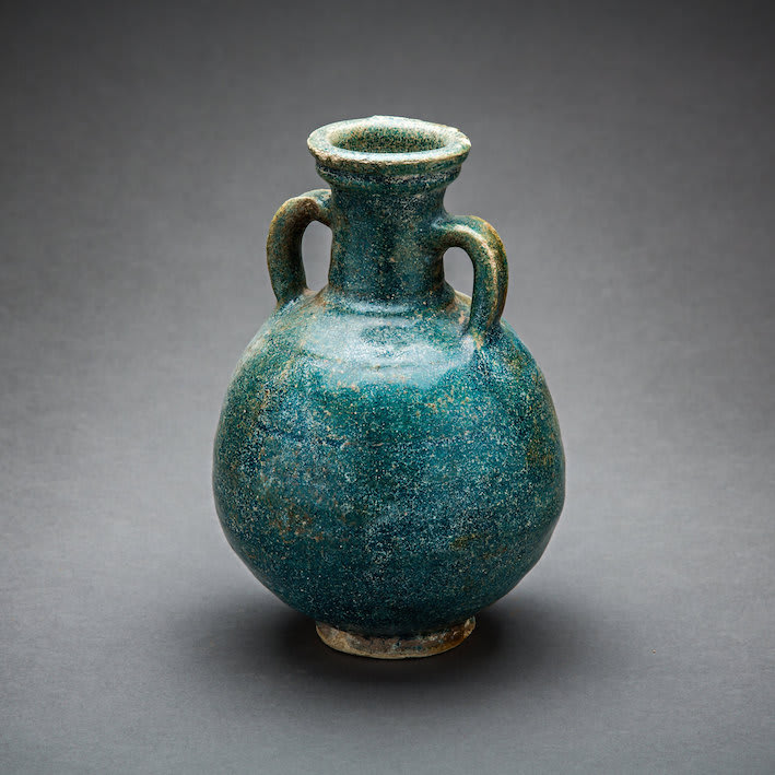 Parthian Glazed Terracotta Amphora, 2nd Century CE - 3rd Century CE