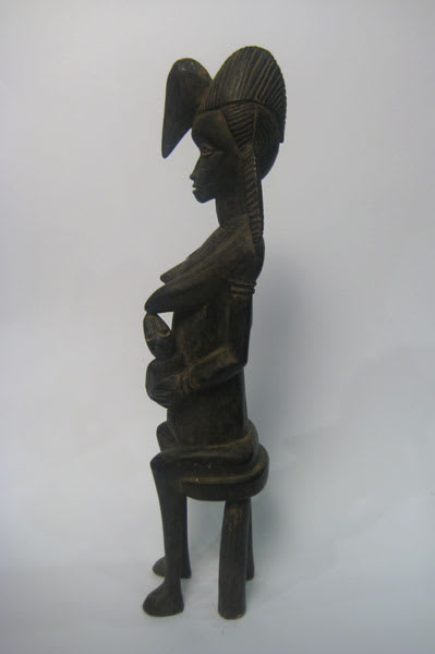 Senufo Wooden Fertility Sculpture, 20th Century CE