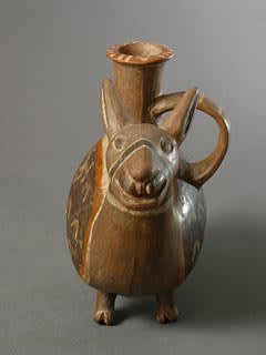 Moche Male Llama Effigy Vessel, 200 CE - 400 CE