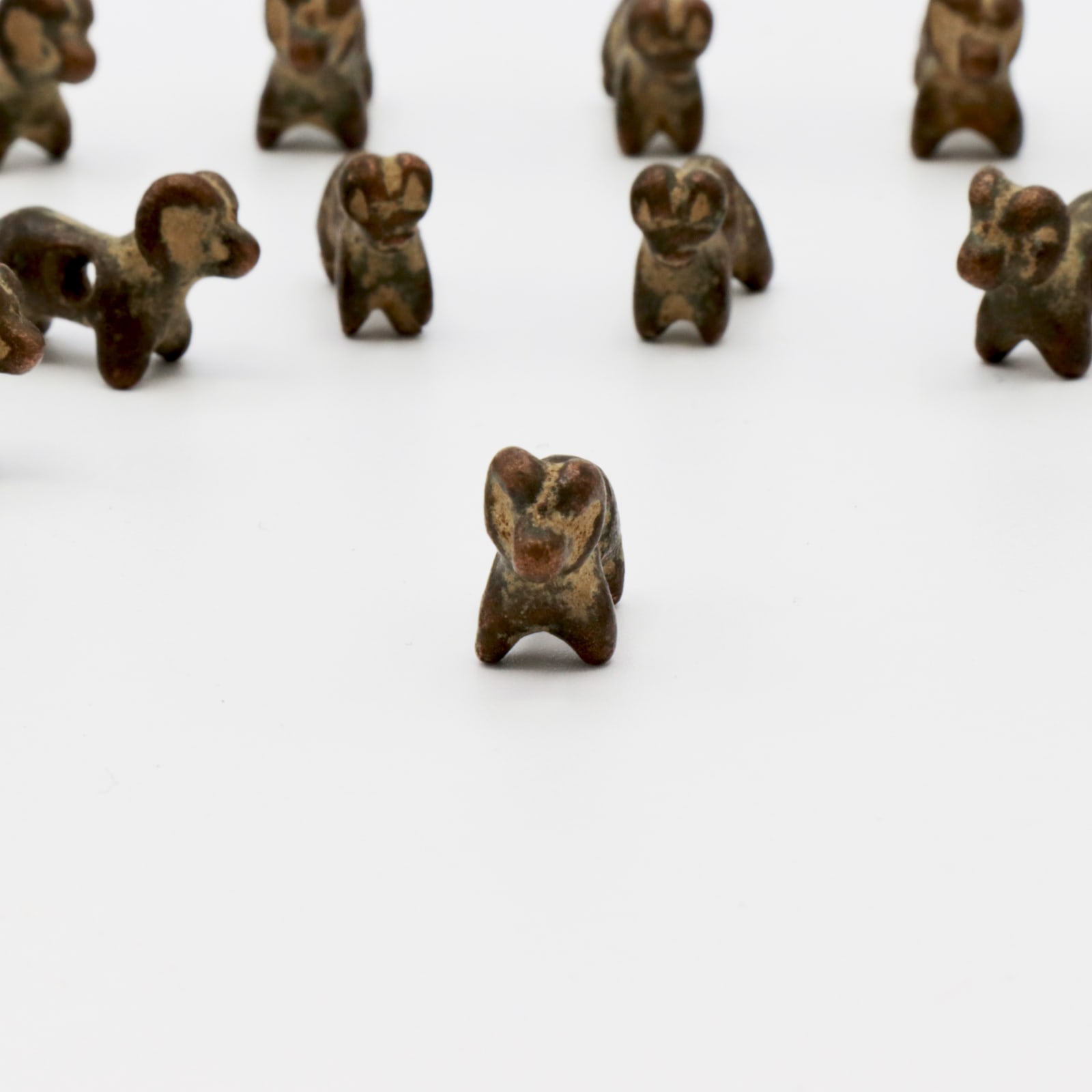 Set of Twenty-Seven Bactrian Beads, in the form of Rams, 3200 BC - 2800 BC