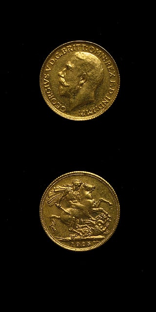 British Gold Sovereign of King George V, 1925 CE