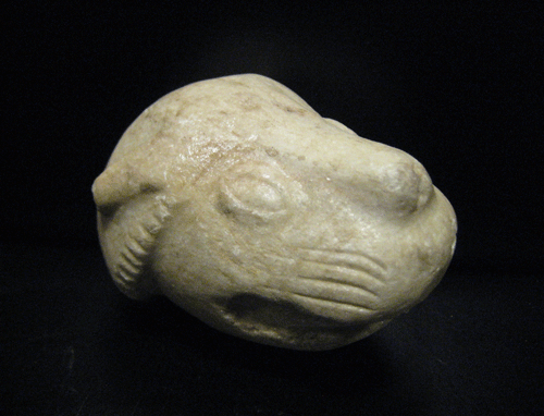 Bactrian Animal Head, 300 BCE - 100 BCE