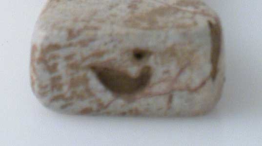 Votive Figure With An Intaglio Depicting A Bird, 4000 BCE - 3000 BCE