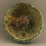 Roman Bronze Button Depicting the Head of Medusa, 100 CE - 300 CE