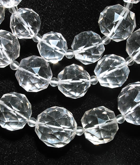 Rock Crystal Bead Necklace
