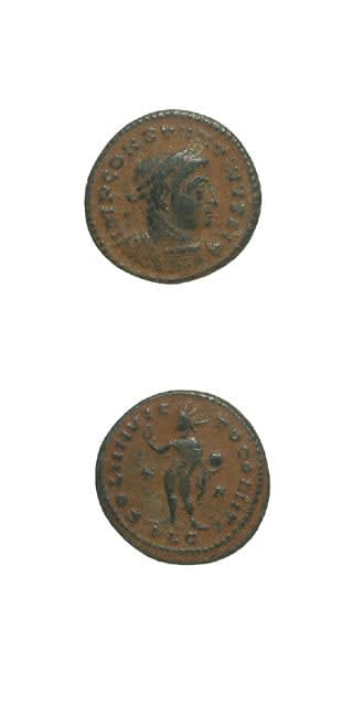 Bronze Coin of Emperor Constantine I the Great, 307 CE - 337 CE