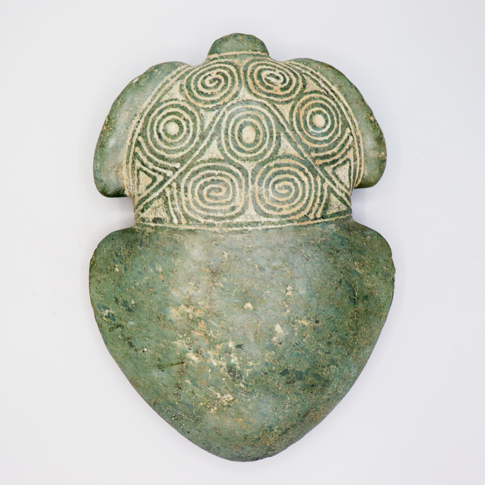 Taino Celt, depicting 'Bird-Man' Motif, 1300 CE - 1400 CE