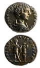 Silver Denarius of Caracalla Struck While Caesar, 196 CE - 198 CE
