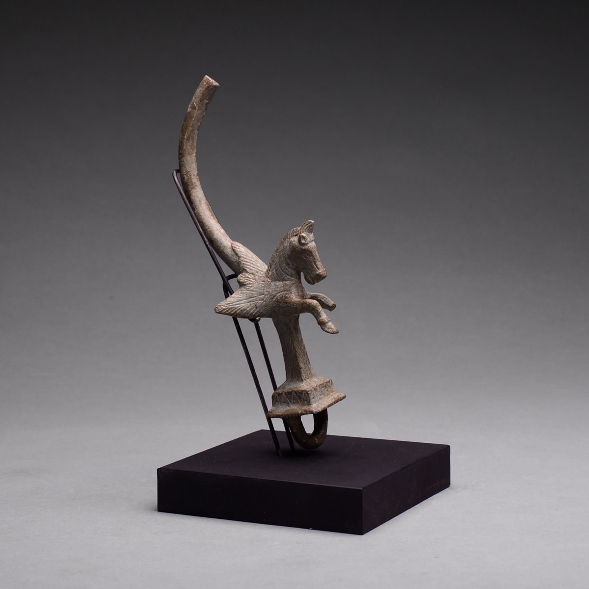 Bronze Fragment Depicting Pegasus, 300 BCE - 100 CE
