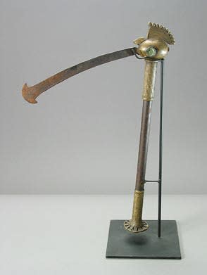 Tiv Brass Ceremonial Adze, 20th Century CE