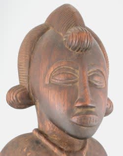 Senufo Wooden Sculpture of a Woman, 20th Century CE