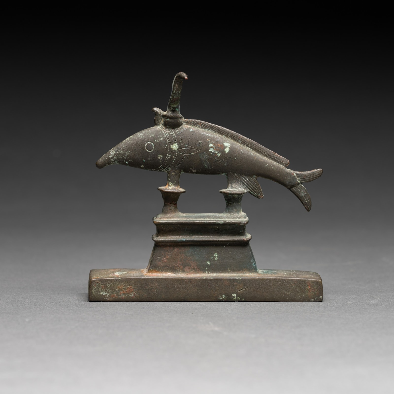 Sculpture of an Oxyrhynchus Fish God, 600 BCE - 300 BCE