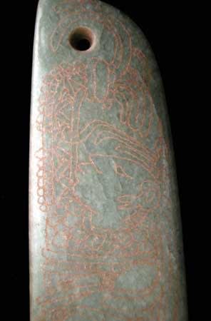 Mayan Jade Celt, 500 CE - 900 CE