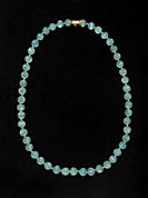 Aquamarine Beaded Necklace