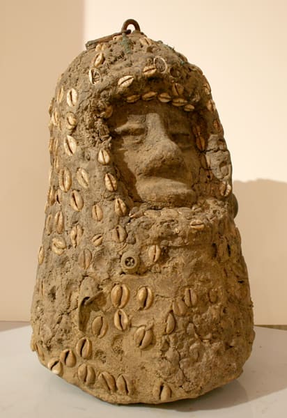 Yoruba Ceremonial Sculpture of a Bust, 19th Century CE - 20th Century CE