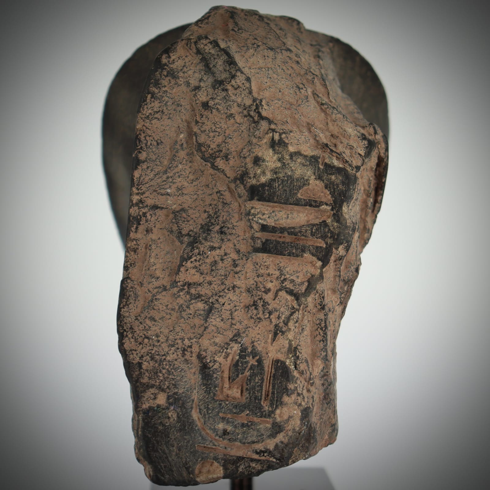 18th Dynasty Head of a Pharaoh, possibly Amenhotep III, wearing the blue crown, c. 14th century BCE