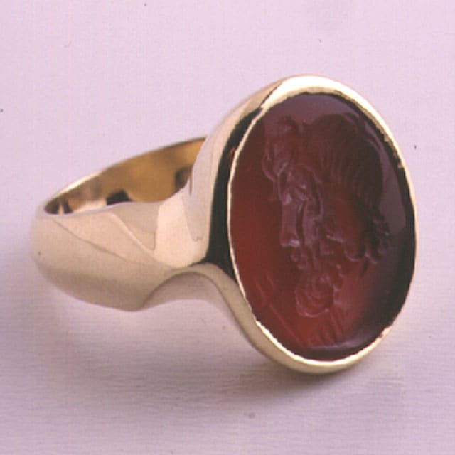 Roman Intaglio Depicting Neptune, 1 CE - 300 CE