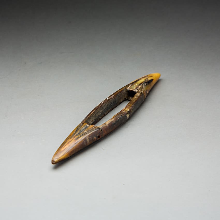 Wooden Loom Shuttle, 9th Century CE - 13th Century CE