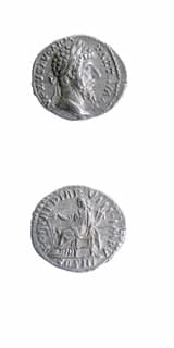 Silver Denarius of Emperor Lucius Verus, 161 CE - 169 CE