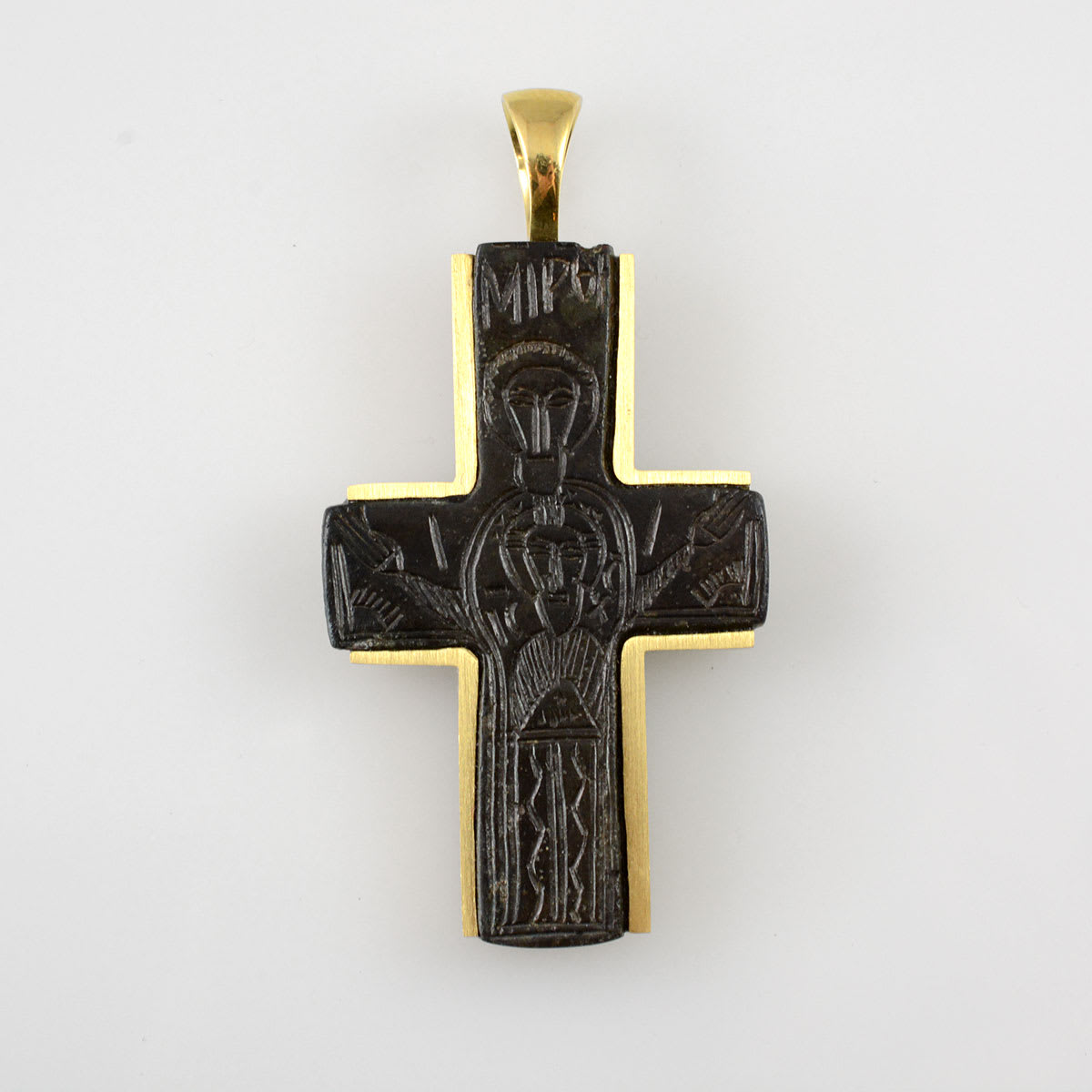 Bronze cross pendant best sale