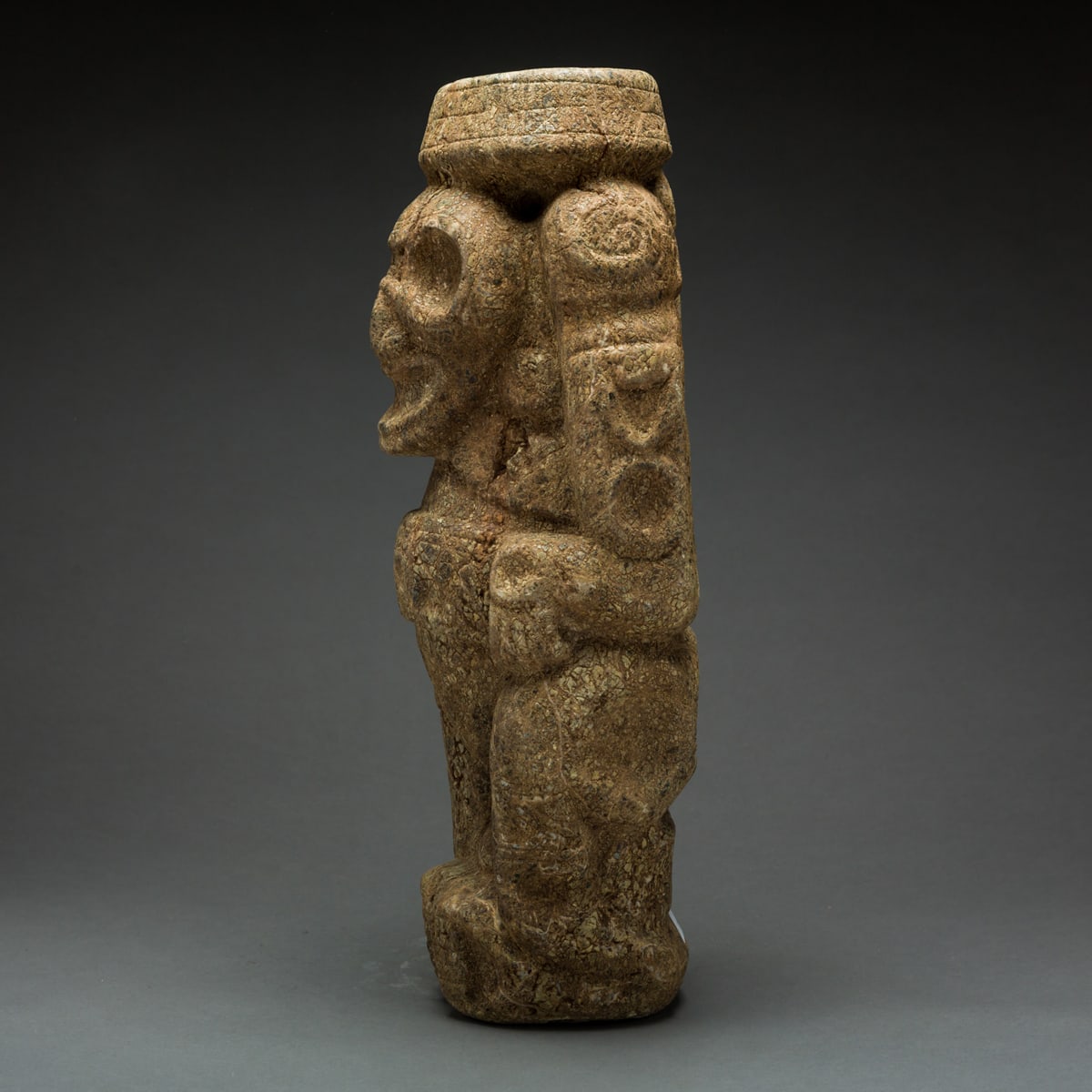 Taino Stone Zemi Sculpture, 1100 CE - 1500 CE