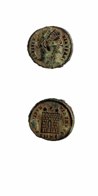 Bronze Coin of Emperor Constantine I the Great, 307 CE - 337 CE